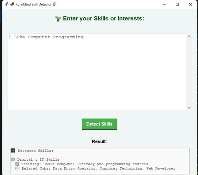 RuralMind AI: The Job Finder (Including Unserved People) – screenshot 4