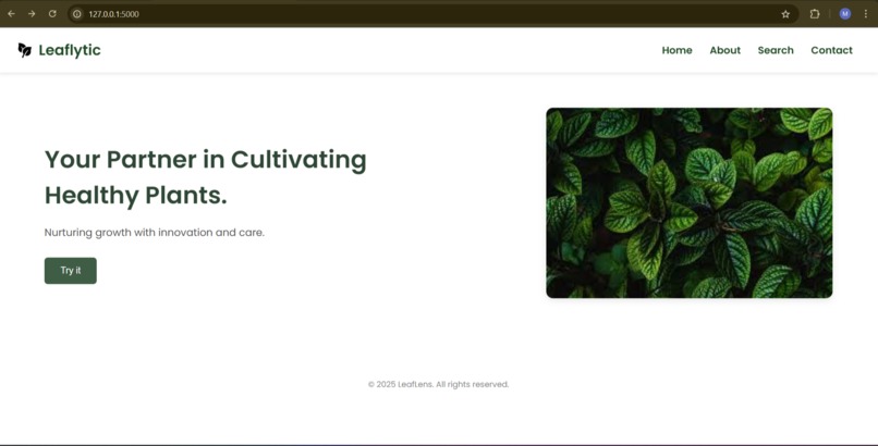 Leaflytic- Leaf Disease detection system – screenshot 2