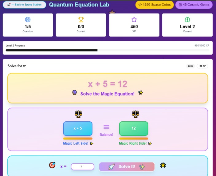 MATHQuo Space Academy – screenshot 3
