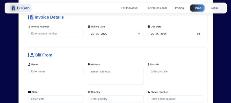 BillGen – screenshot 4