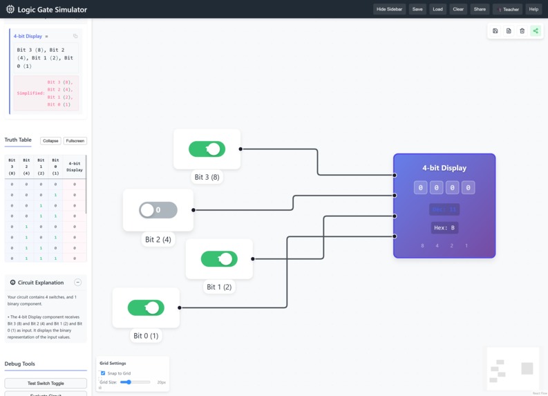 Logic Gate Simulator – screenshot 4