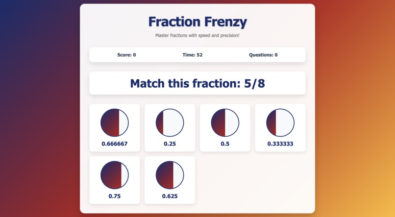Fraction Frenzy – screenshot 2