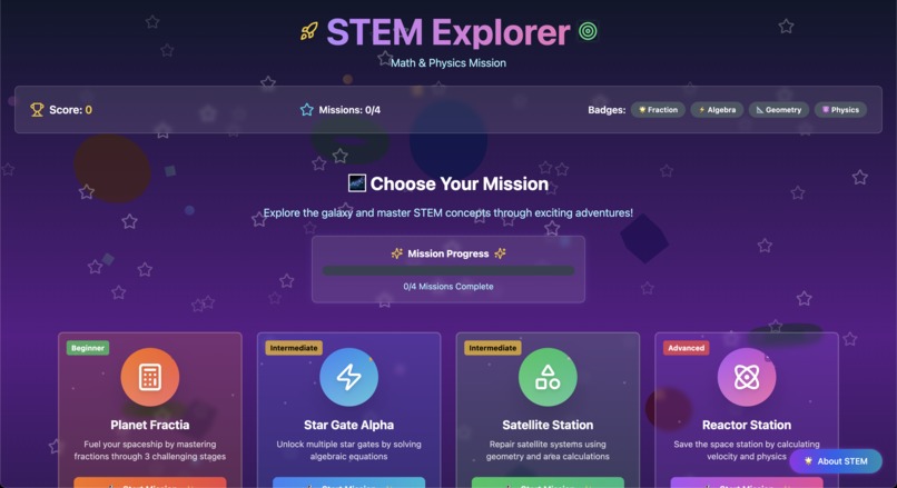 STEM Explorer: Math & Physics Mission – screenshot 7
