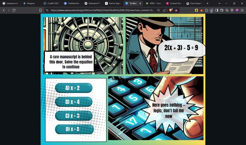 Detective Pi: The Equationist’s Countdown – screenshot 1