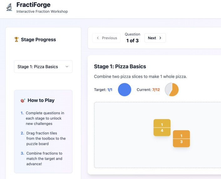 FractiForge: Interactive Fraction Workshop – screenshot 3
