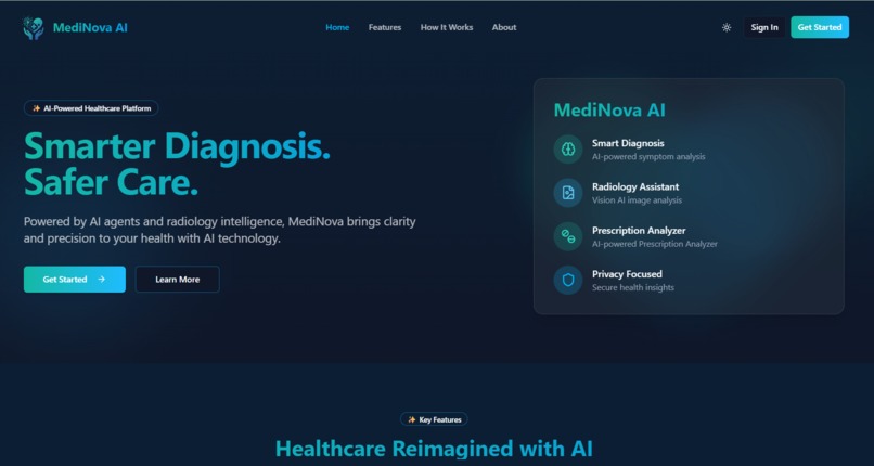 MediNova AI – screenshot 1