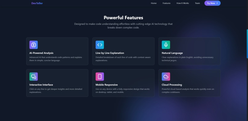 DevTeller – screenshot 2