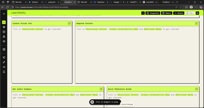 LearnAbility – screenshot 2