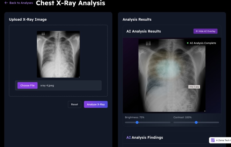 ZemedicAI: Solar-Powered AI Diagnostic Medical Imaging Booth – screenshot 1