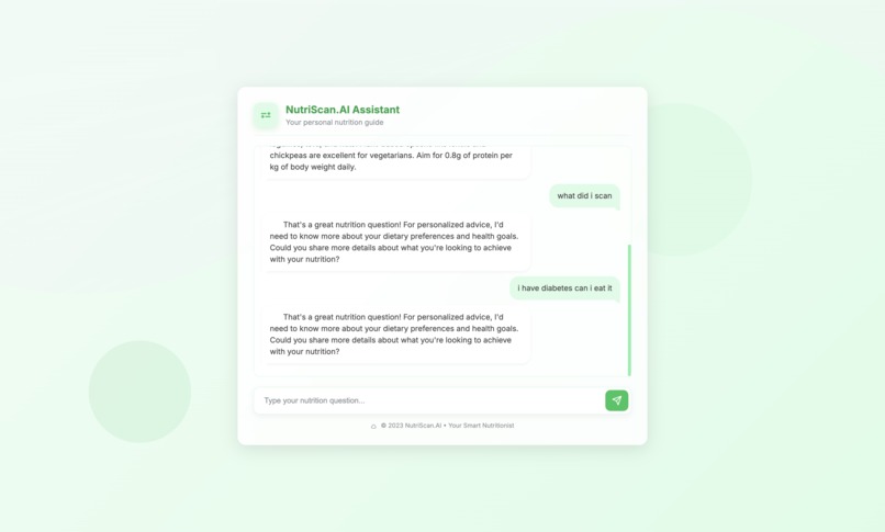 NutriScan.AI – screenshot 2