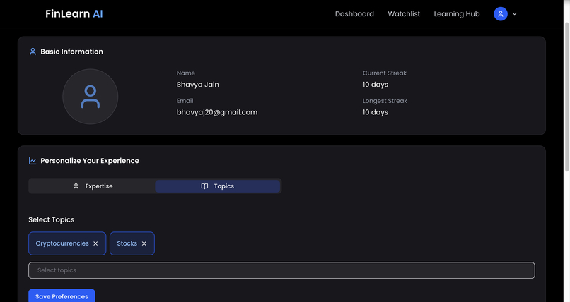 FinLearn – screenshot 7