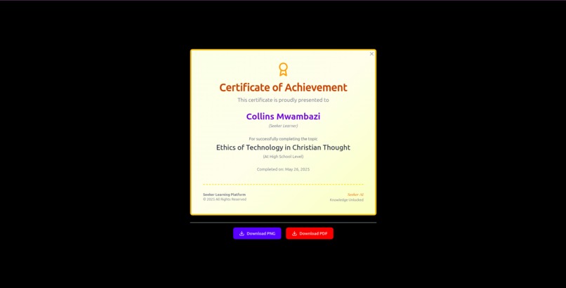 Seeker: Perplexity for learners  – screenshot 10