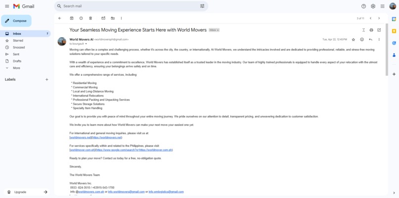  World Movers AI-Agent Drone, Customer Service, & Marketing – screenshot 18