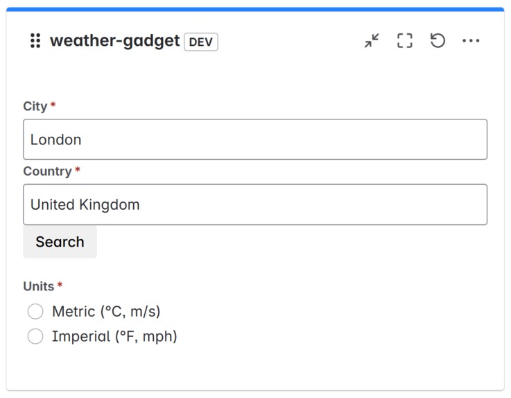 Pragash's Weather Gadget – screenshot 4