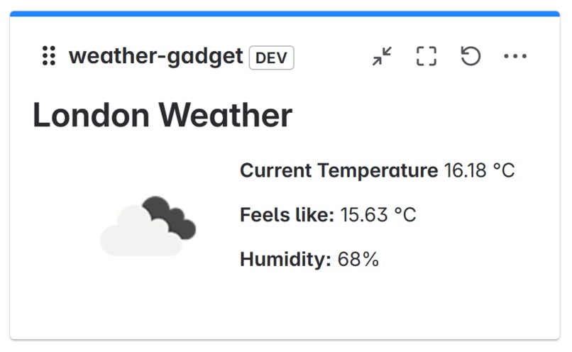 Pragash's Weather Gadget – screenshot 2