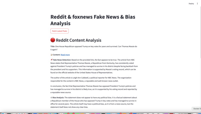 Emakia Fake News Filtering with LLM  – screenshot 3
