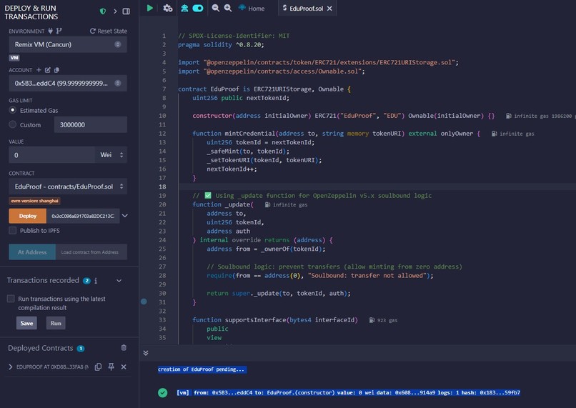EduProof – screenshot 4