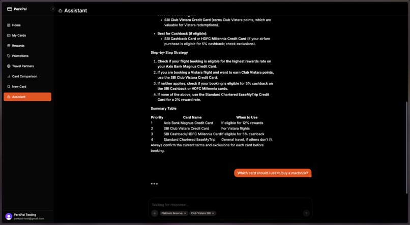 PerkPal – screenshot 4