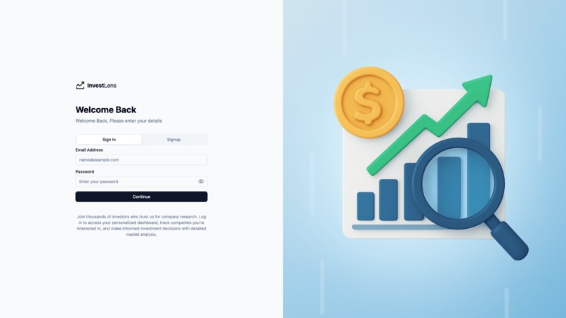 InvestLens – screenshot 1