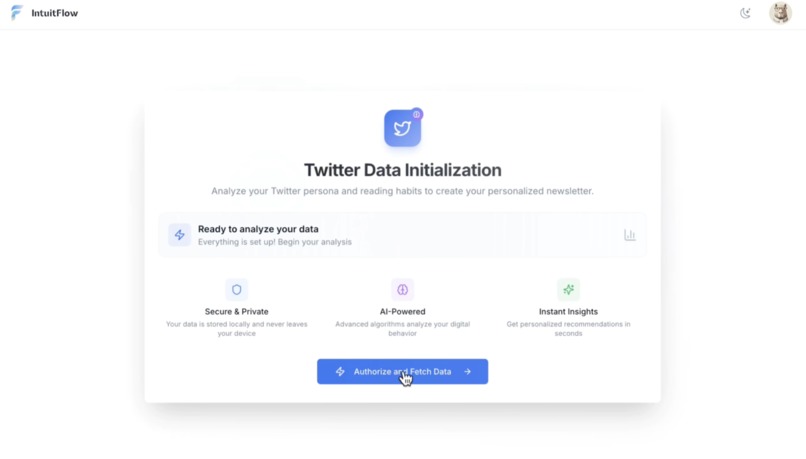 intuitFlow – screenshot 2
