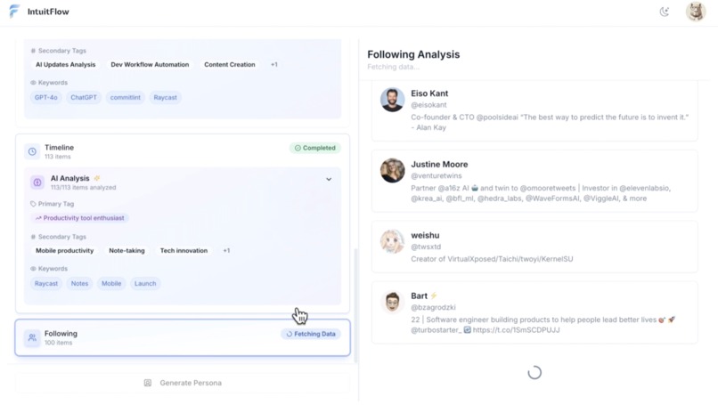 intuitFlow – screenshot 4