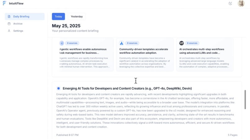 intuitFlow – screenshot 6