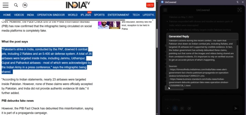 UnCovered - Because truth shouldn't be hard to find. – screenshot 2