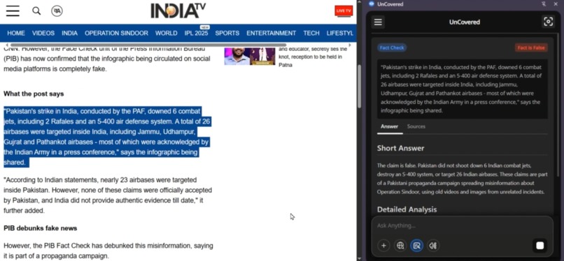 UnCovered - Because truth shouldn't be hard to find. – screenshot 1