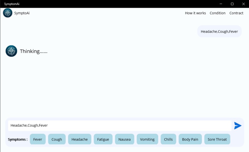 SymptoAI – screenshot 2