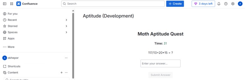 Aptitude – screenshot 1
