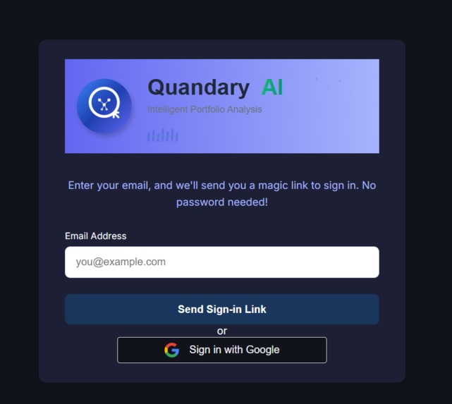 Quandary AI – screenshot 1