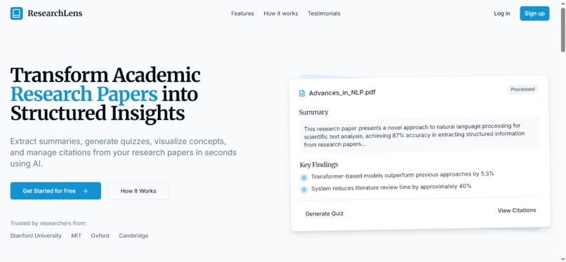 research-insight-platform – screenshot 1