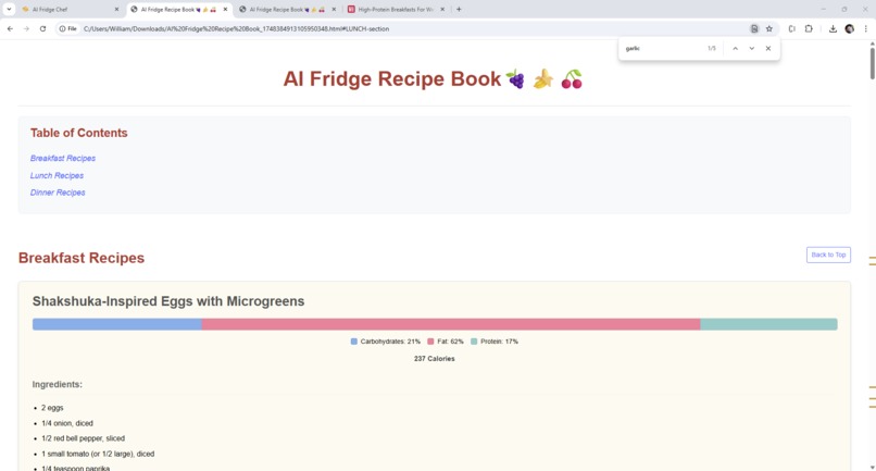 AI Fridge Chef – screenshot 4