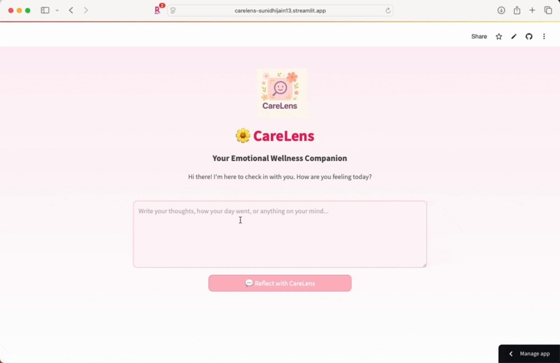 CareLens – screenshot 2