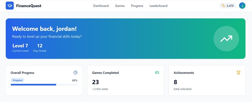 FinanceQuest – screenshot 1