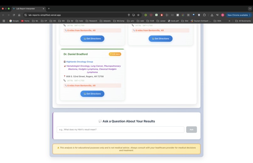 Lab Reports Simplified – screenshot 6