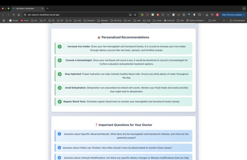Lab Reports Simplified – screenshot 4