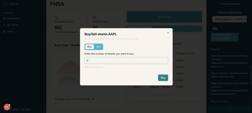 Teenvest : the Ultimate finance playground. – screenshot 2