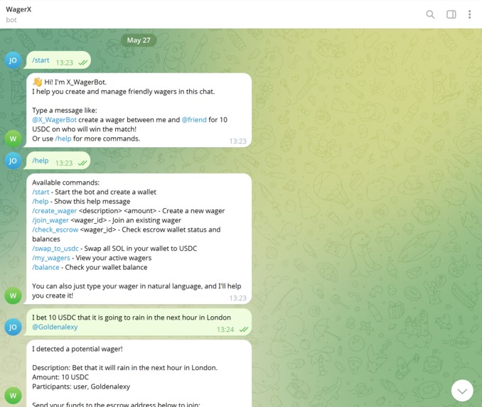 WagerX – screenshot 1