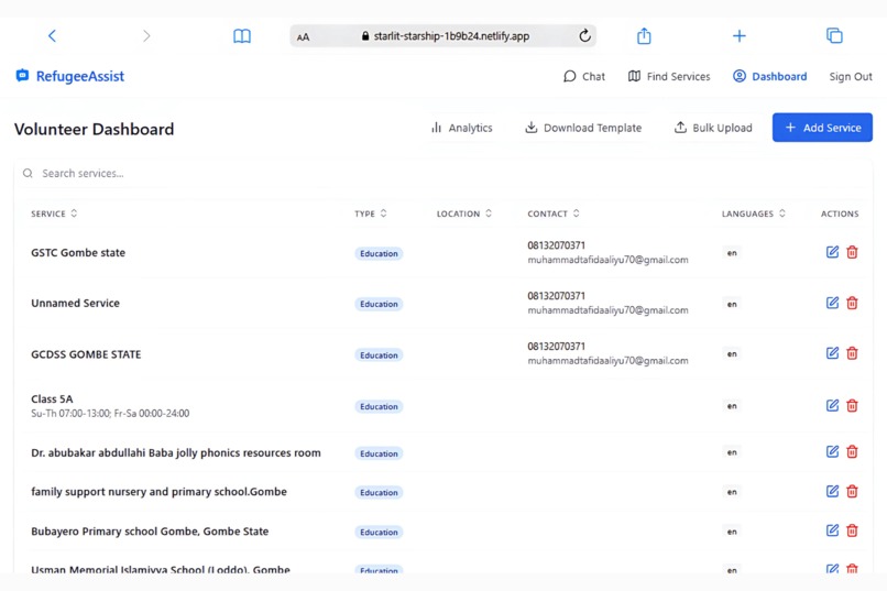RefugeeAssist – screenshot 6