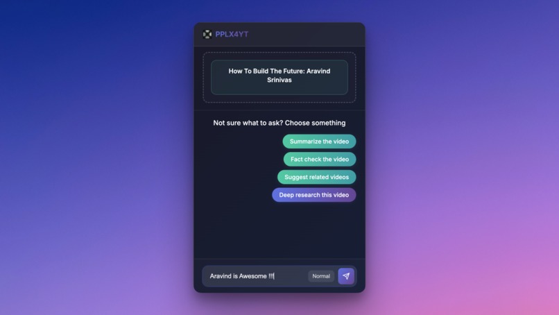 PPLX4YT – screenshot 1