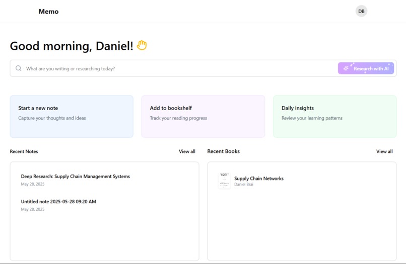 Memo – screenshot 1