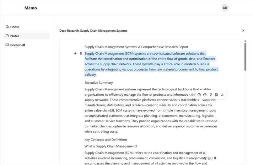 Memo – screenshot 2