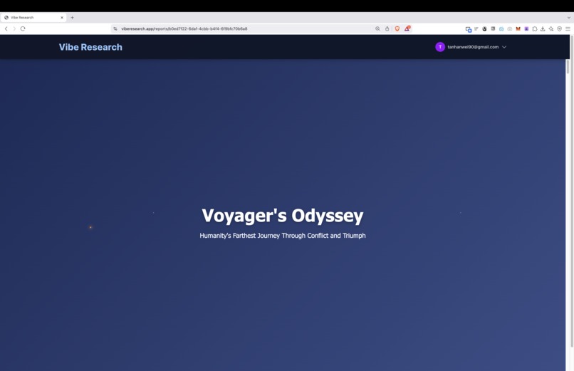 Vibe Research – screenshot 5