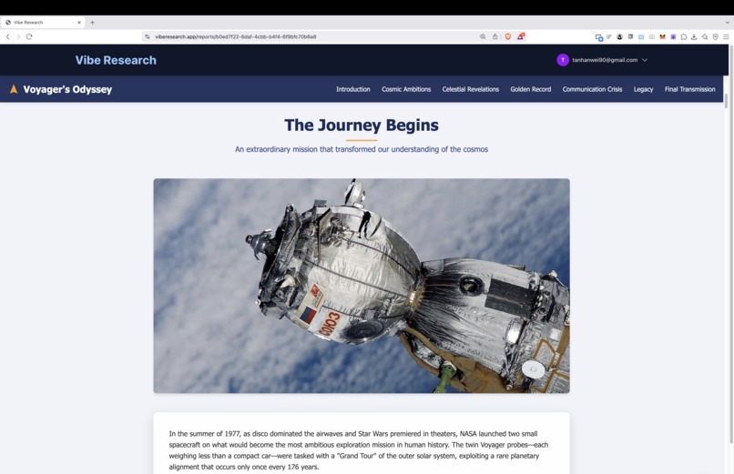 Vibe Research – screenshot 6