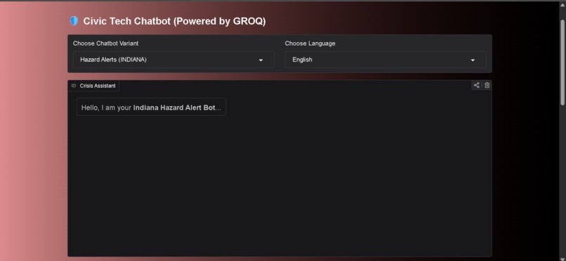 CivicTech Chatbot – screenshot 2