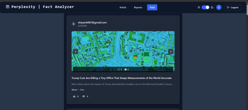 Fact Analyzer Platform – screenshot 9