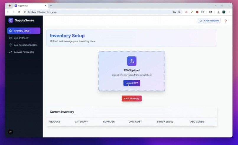 SupplySense – screenshot 2