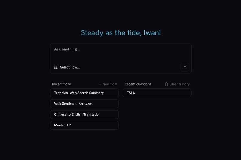 Loage | No-code AI Workflow Builder – screenshot 1