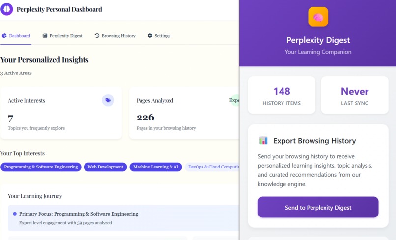 Perplexity Digest – screenshot 3